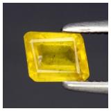0.46ct 4.5x3.7mm Fancy Yellow Sapphire - Thailand