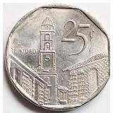 Cuba 2001 Fidel Castro 25 CENTAVOS coin