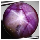 Round Cab Natural 6 Ray Pink Star Sapphire Africa