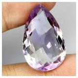 Pear Cut Natural Bi Color Purple Yellow Ametrine B