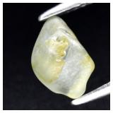 1.31ct 8x5mm Rough Light Bluish Green Sapphire Gem