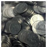 Lot of 10 Random 1953 Canada Nickels