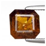 0.94ct 6.2x6mm Octagon Natural Yellow Tourmaline -