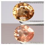 0.51ct 5.2x4.5mm VS Oval Natural Color Change Garn