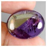 Oval Cab Natural Bi Color Purple Yellow Ametrine B