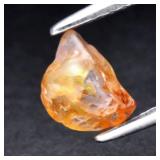 1.26ct 7x5mm Rough Orangish Pink Sapphire Gemstone