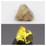 2.24ct 10x9.5mm Rough Natural Yellow Opal - Africa