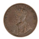 1917 Canada Large Cent Coin