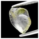 1.56ct 9.3x6.5mm Rough Natural Light Green Sapphir