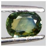 Antique Cut Natural Heated Only Blue Green Sapphir