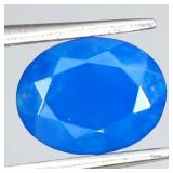 Oval Cut Natural Hot Rainbow Flash Blue Fire Opal