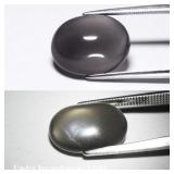 8.80ct Oval Cabochon Natural Purple Cat's Eye Moon
