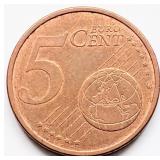 Spain 2007, 5 EURO CENTS  coin 21mm