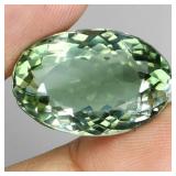 Oval Cut Natural Top Rich Green Amethyst Brazil 17