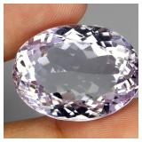 Oval Cut Natural Unheated Pink Amethyst Bolivia 32