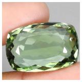 Antique Cut Natural Top Green Amethyst Brazil 18.8