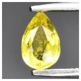 0.47ct 6x4mm Pear Natural Green Tourmaline - Unhea