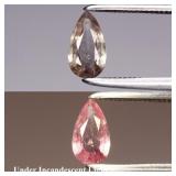 0.43ct 6.8x3.7mm Pear Natural Color Change Garnet