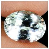 Oval Cut Natural Unheated White Topaz Brazil 7.28c