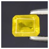 0.37ct 4x3.2mm Octagon Yellow Sapphire - Thailand