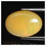 1.30ct 11.2x8mm Oval Cabochon Natural Opal - Spect