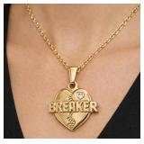 10K Gold 0.57g Heart Shape Pendant Retail