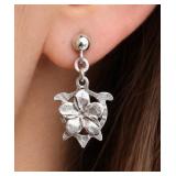 10K Gold 1.72g Flower Earrings Retail Value $