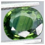 Oval Cut Natural Heated Green Sapphire Australia 0