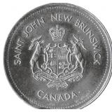 1983 Saint John New Brunswick Canada Trade Dollar