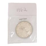 Silver 1962 Canada 50ï¿½ Coin