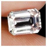 Octagon Natural Unheated Pink Kunzite Afghanistan