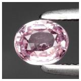 0.30ct 4.3x3.5mm Oval Natural Pink Malaya Garnet -