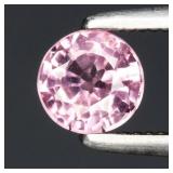 0.47ct 4.5mm VS Round Natural Pink Malaya Garnet -
