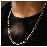 Silver 38g Men'S Heavy Rhodium Plated