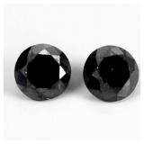 Pair 2p 0.18ct 2.6mm Round Brilliant Cut Diamond N