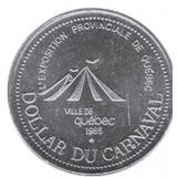 1985 Quebec Canada Trade Dollar