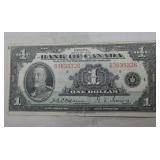 Canada $1 1935 Banknote BC-1 English B