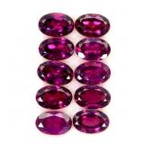 Oval Cut Natural Pink Raspberry Rhodolite Garnet 4