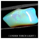 Natural Floral Flash Play Of Color Crystal Fire Op