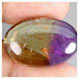 Oval Cab Natural Bi Color Purple Yellow Ametrine B