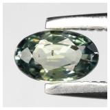 0.30ct 5x3.2mm VVS Oval Natural Green Sapphire - U