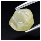 1.79ct 7x6.3mm Rough Unheated Green Sapphire, Mada