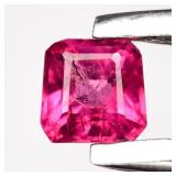 0.14ct 2.8x2.7mm Octagon Natural Pink Tourmaline -