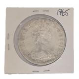 Silver 1965 Canada $1 Voyageur Coin
