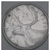 Canada 25 Cent 1960