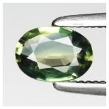 0.41ct 5.5x4mm VS Oval Natural Blue Green Sapphire