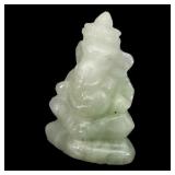 Handcrafted 36.97ct 27x20mm Ganesha Hand Carving N
