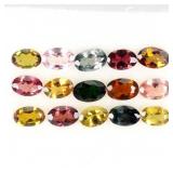 Oval Cut Natural Unheated Multi Color Tourmaline 1