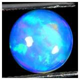 Round AAA Floral Flash Play Of Color Crystal Fire