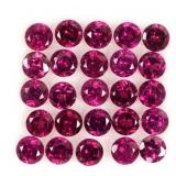 Round Natural Pink Raspberry Rhodolite Garnet 5.10